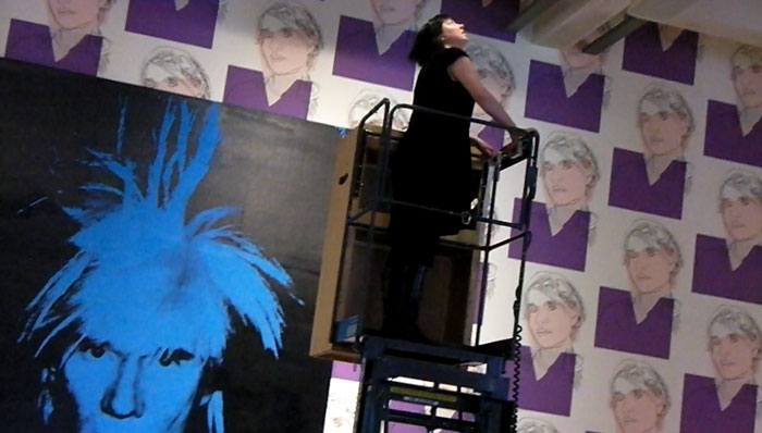 Jeanette Doyle performing '15 Days' at The Andy Warhol Museum Jeanette Doyle performing '15 Days' at The Andy Warhol Museum