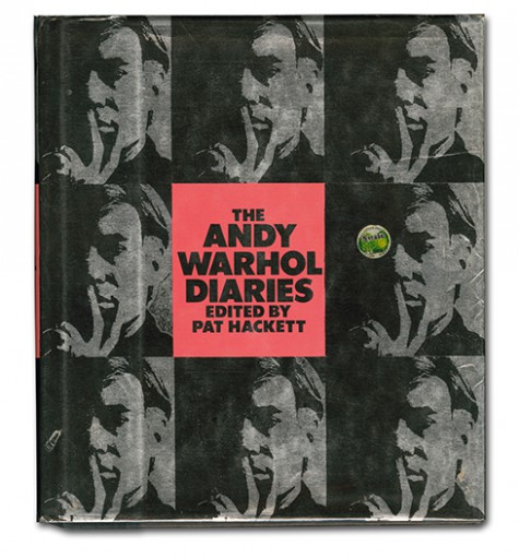 The Andy Warhol Diaries, 1989, Pat Hackett, editor, Published by Warner Communications, Inc., The Andy Warhol Museum; Gift of Matt Wrbican